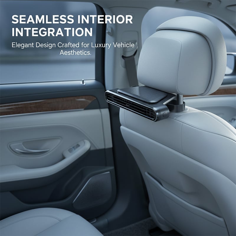 CoolDrive – Headrest Fan Car Dual Turbo Cooling System