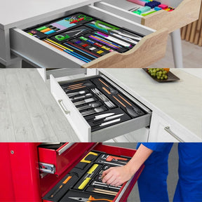 FlexiSort – Expandable Drawer Organizer