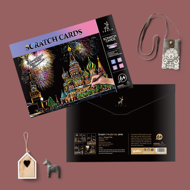 MindCanvas – Relaxing Scratch & Sketch City Collection