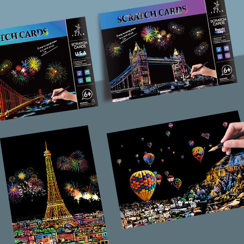 MindCanvas – Relaxing Scratch & Sketch City Collection