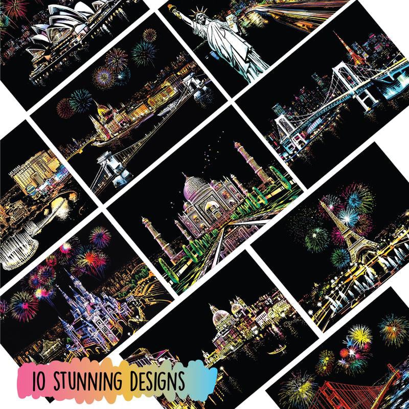MindCanvas – Relaxing Scratch & Sketch City Collection