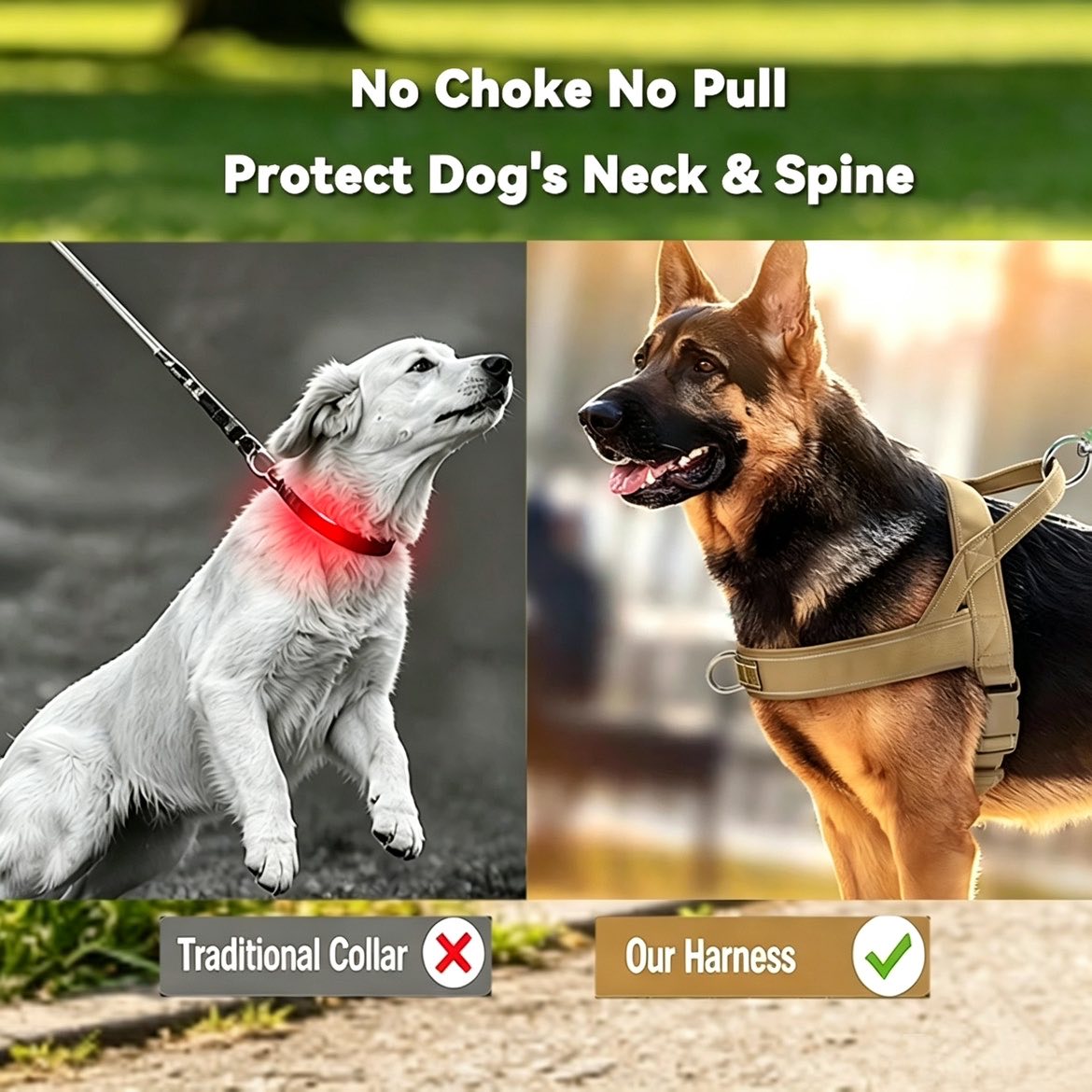 ForceGrip - Tactical Dog Harness with Control Handle