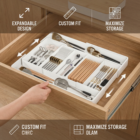 TidyNest – Adjustable Drawer Organizer