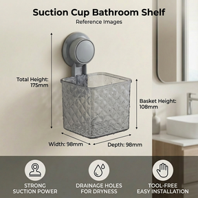 FixFree BathRack – No Drill Storage Shelf
