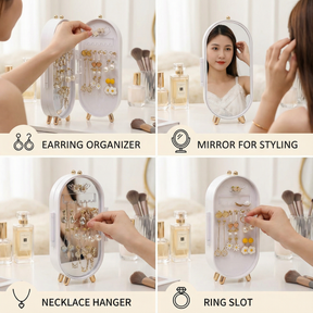 DivaDock – Elegant Mirror Jewelry Organizer