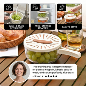 AquaDry Duo – Smart Sink Draining Tray