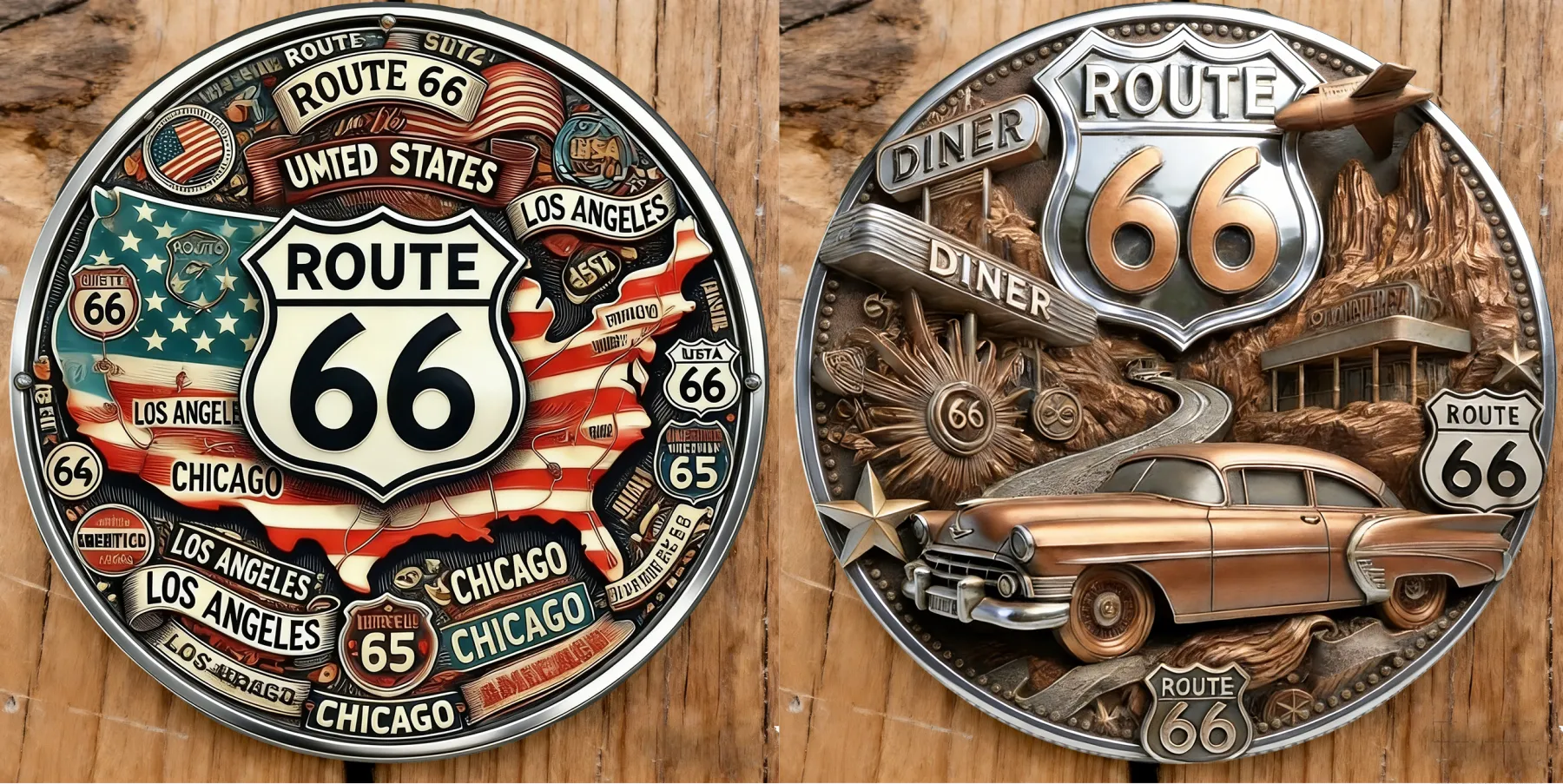 HeritageMint – Route 66-100 Years of Freedom Commemorative Medallion