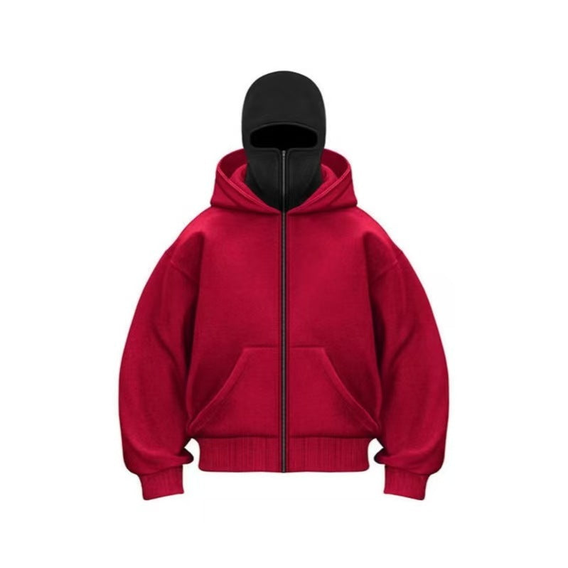 HideFit – Full Zip Mask Hoodie Jacket